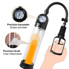 Manual Pumping Visual Data Penis Pump