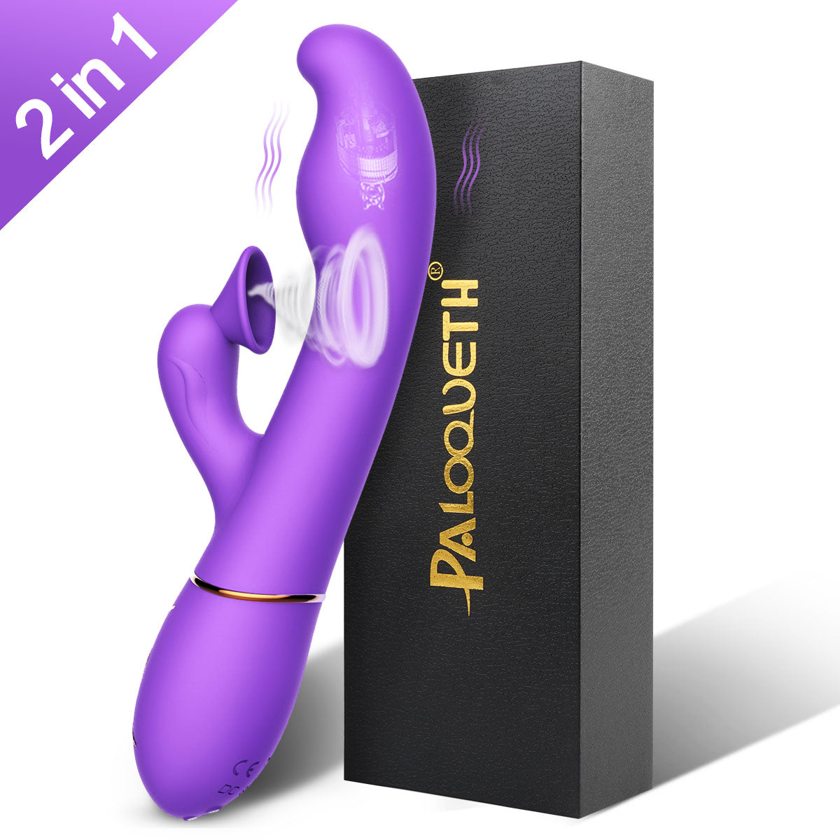 2-in-1 Curved G-Spot and Clitoral Vibrator
Elbow-Shaped Vibrator with Rabbit Ears
Multifunctional Clit Sucker with Vibration
7-Level Suction