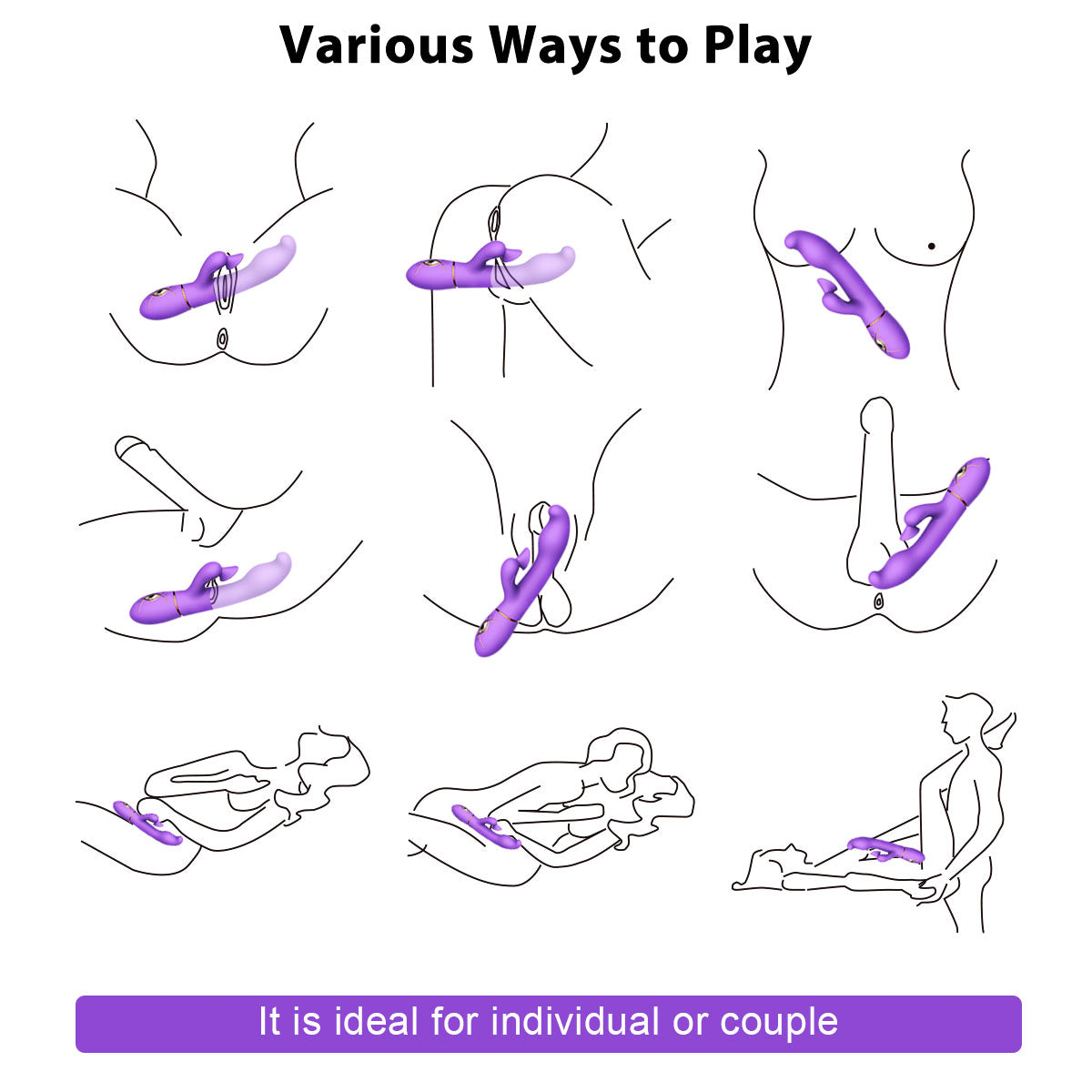 2 in 1 Innovative Elbow Suction Vibrator