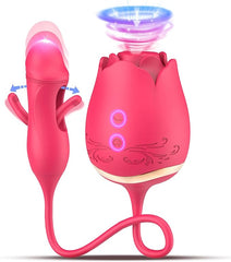 G-spot Rose Clitoral Vibrator with Suction Function