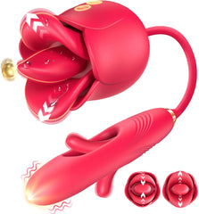 G-spot Rose Vibrator with Sucking Function