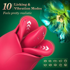 G-spot Rose Vibrator with Sucking Function