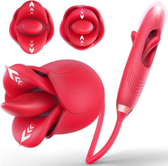 4-In-1 Rose Slap Vibrator