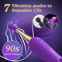 Alluring Purple Multi-Function Vibrator Sex Toy