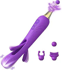 Alluring Purple Multi-Function Vibrator Sex Toy