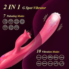 Massage G-spot Rabbit Vibrator Dildo