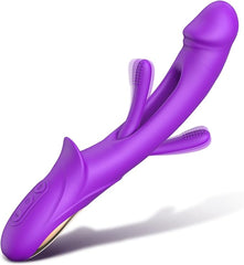 Realistic Rabbit Flapping G-Spot Vibrating Dildo