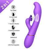 2 in 1 Innovative Elbow Suction Vibrator