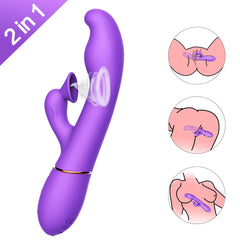 2 in 1 Innovative Elbow Suction Vibrator