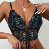 Clearance Sexy LaceUp Lace Cami Bra for Women