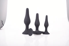 Silicone Butt Plug 4-Piece Set