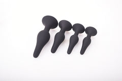 Silicone Butt Plug 4-Piece Set