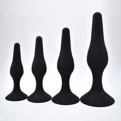 Silicone Butt Plug 4-Piece Set